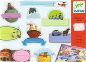 Obrazek Zestaw naklejek na zeszyty Pojazdy