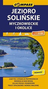 Obrazek Jezioro Solińskie, Myczkowieckie i okolice Mapa turystyczna 1:25 000