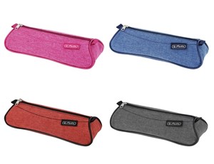 Obrazek Piórnik kosmetyczka trójkątny mix