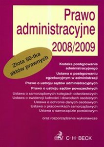 Picture of Prawo administracyjne 2008/2009