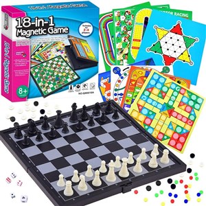 Picture of Zetaw gier planszowych 18w1 szachy