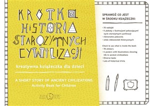 Picture of Krótka historia starożytnych cywilizacji Kreatywna książeczka dla dzieci