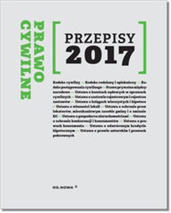 Picture of Prawo Cywilne Przepisy 2017 .