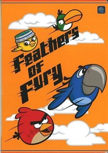 Obrazek Zeszyt A5/32K linia UV Angry Birds Rio (10szt)