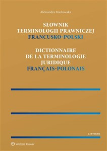 Obrazek Słownik terminologii prawniczej francusko-polski