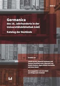 Picture of Germanica des 16 Tom 2 Jahrhunderts in der Universitätsbibliothek Łódź Katalog der Bestände, Band 2