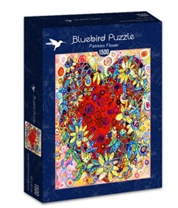 Obrazek Puzzle 1500 Serce pełne kwiatów