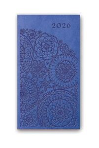 Obrazek Kalendarz 2026 A6 tygodniowy Vivella Relief Niebieski