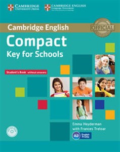 Picture of Compact Key for Schools Student's Book without answers + Workbook + CD Pakiet