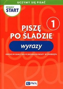 Obrazek Pewny start Uczymy się pisać Piszę po śladzie 1 Wyrazy