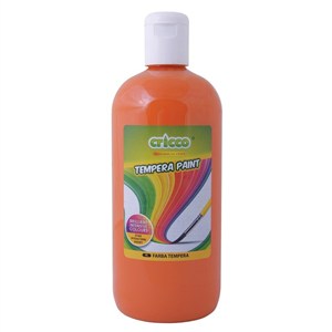 Obrazek Farba tempera 500ml pomarańczowa CRICCO