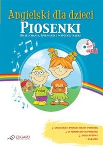 Obrazek Angielski dla dzieci Piosenki + CD Do słuchania, śpiewania i wspólnej nauki