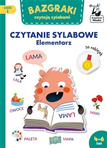 Picture of Bazgraki czytają sylabami Czytanie sylabowe Elementarz Część 1