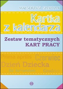 Picture of Kartka z kalendarza Zestaw tematycznych kart pracy