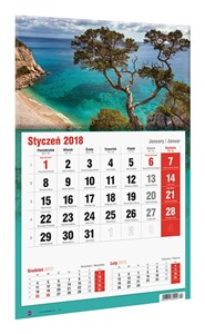 Obrazek Kalendarz 2019 jednodzielny