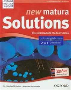 Picture of New Matura Solutions Pre-Intermiate Student's Book