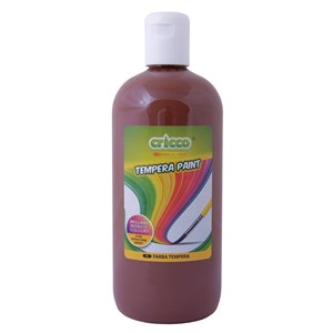 Obrazek Farba tempera 500ml brązowa CRICCO