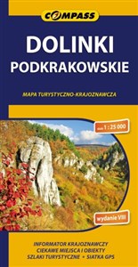 Obrazek Dolinki Podkrakowskie mapa turystyczno-krajoznawcza