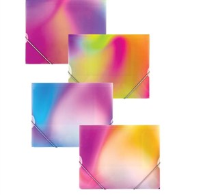 Obrazek Teczka na gumkę A4 rainbow mix 80816