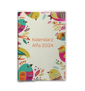 Obrazek Kalendarz 2024 kieszonkowy Alfa MIX