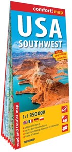 Picture of USA południowo-zachodnie (USA Southwest) laminowana mapa samochodowo-turystyczna 1:1 350 000
