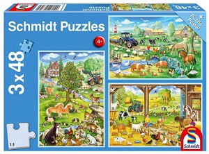 Picture of Puzzle 3x48 Na farmie G3