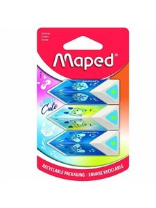 Picture of Gumka Mini Cute Pyramid 3szt. mix MAPED