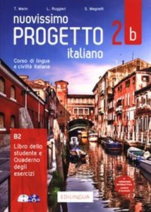 Obrazek Nuovissimo Progetto italiano 2B Libro dello studente e Quaderno degli esercizi
