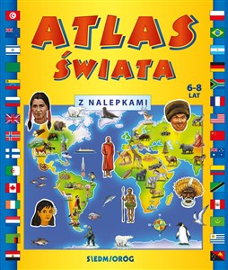 Obrazek Atlas świata z nalepkami