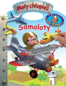 Obrazek Mały chłopiec Samoloty Naklejki Duża plansza