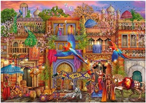 Obrazek Puzzle 1000 Arabska ulica Ciro Marchetti