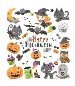 Obrazek Naklejki papierowe - Halloween 32szt