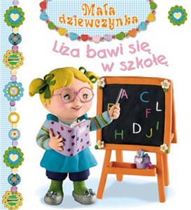 Obrazek Liza bawi się w szkołę mała dziewczynka