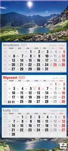 Picture of Kalendarz 2023 trójdzielny płaski mix1 KTT1