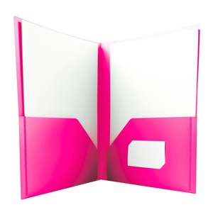 Obrazek Skoroszyt A4 PP różowy