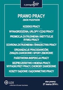 Picture of Prawo pracy Zbiór przepisów