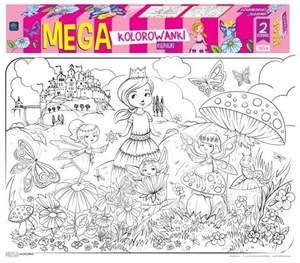 Obrazek Mega Kolorowanki Księżniczki