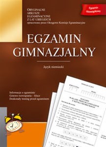 Obrazek Egzamin gimnazjalny język niemiecki oryginalne arkusze egzaminacyjne z lat ubiegłych