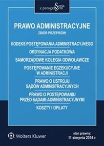 Obrazek Prawo administracyjne Zbiór przepisów