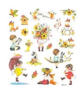 Obrazek Naklejki papierowe - Mała jesień 19szt