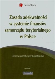Obrazek Zasada adekwatności w systemie finansów samorządu terytorialnego w Polsce
