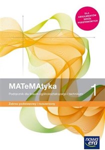Picture of Matematyka 1 Podręcznik Zakres podstawowy i rozszerzony Szkoła ponadpodstawowa