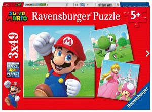 Picture of Puzzle dla dzieci 3x49 Super Mario