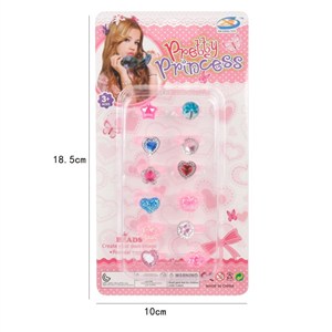 Obrazek Zestaw pierścionków - 10 sztuk