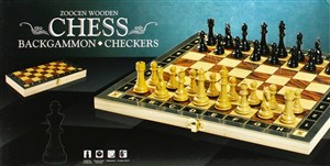 Obrazek Gra Szachy drewniane