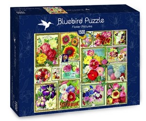 Obrazek Puzzle 1500 Kolorowe kwiaty