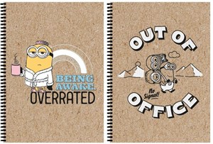 Picture of Kołozeszyt A4/80K kratka Minionki (5szt)