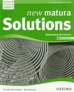 Picture of New Matura Solutions Elementary Workbook with CD