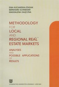 Picture of Methodology for local and regional real estate markets Analyses and possible applications of results