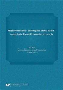 Obrazek Międzynarodowe i europejskie prawo karne...